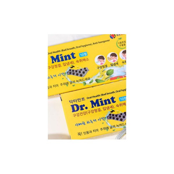 【DR MINT】韩国原装进口清新口气清爽漱口片咀嚼漱口片