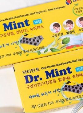 【DR MINT】韩国原装进口清新口气清爽漱口片咀嚼漱口片