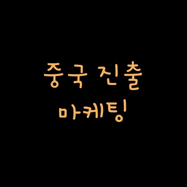 중국 시장 진출 도와 드립니다